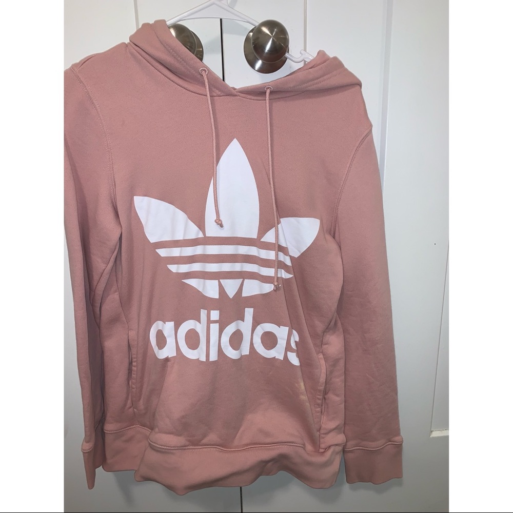 Pink adidas sweatshirt